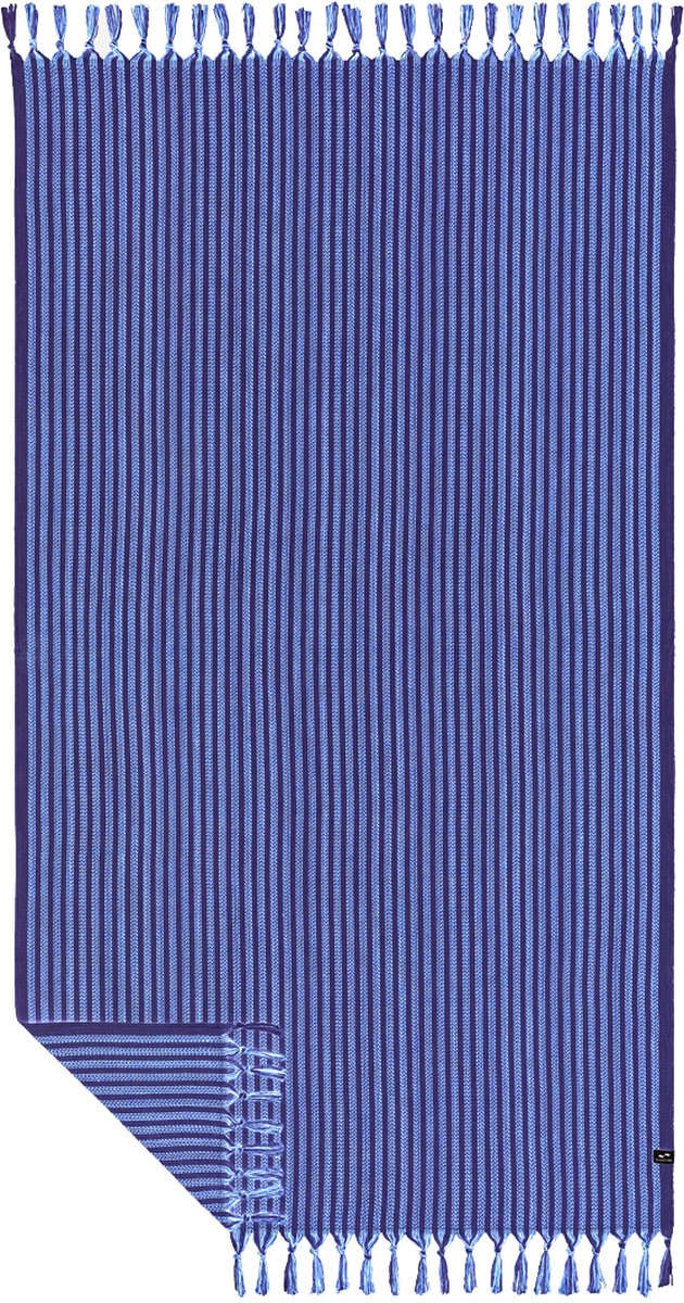 Slowtide Strandlaken en Hamamdoek Koko Navy 175 x 100 cm duurzaam