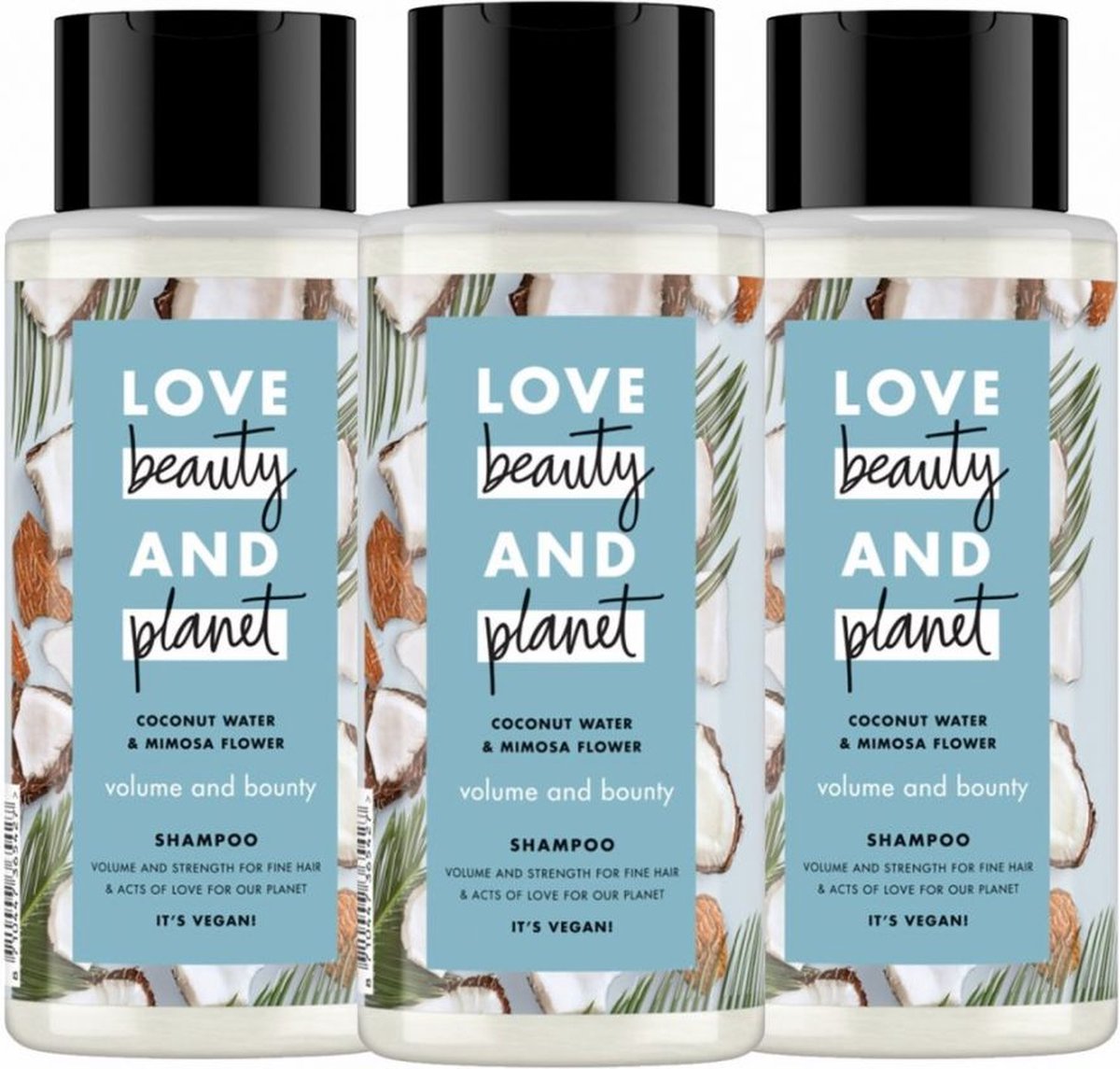 Love Beauty And Planet - Volume & Bounty Shampoo - 3 x 400 ml