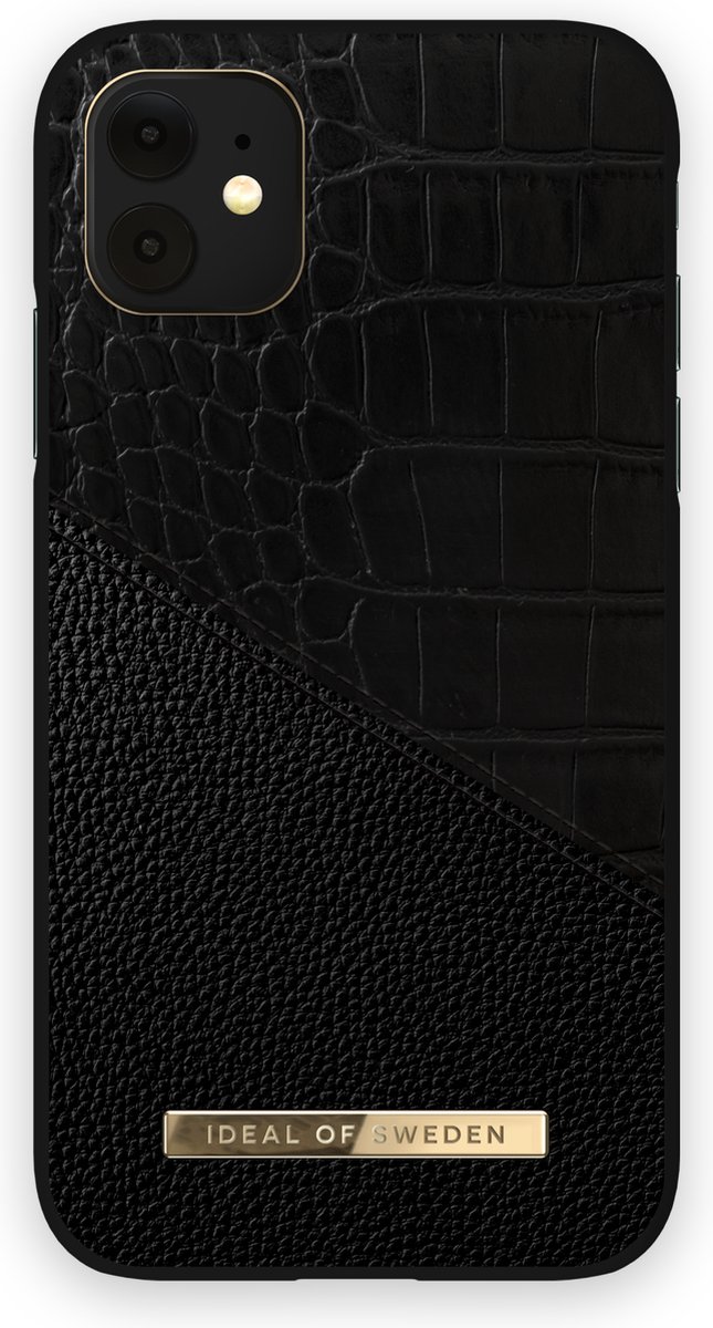 iDeal of Sweden Fashion Case Atelier voor iPhone 11/XR Nightfall Croco