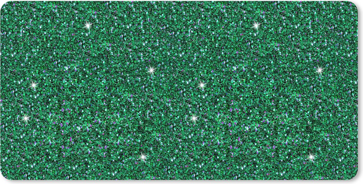 Muismat XXL 90x45 cm - Bureau onderlegger - Bureau mat Smaragd - Structuur - Patronen - Zodiac - Bureaumat - Gaming mousepad xl - Bureaulegger groot - Computer deskmat