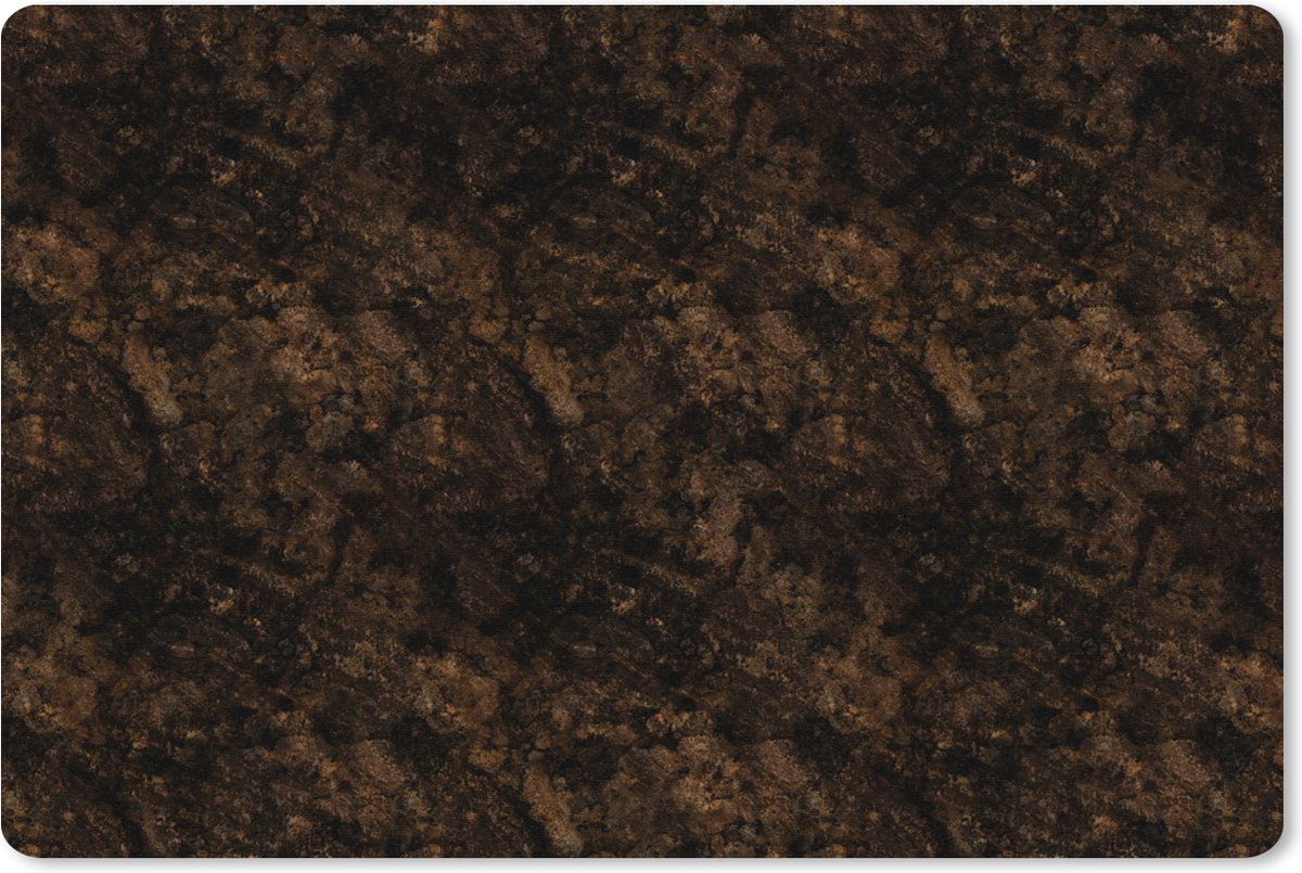 Muismat XXL 90x60 cm - Bureau onderlegger - Bureau mat Vintage - Graniet print - Steen - Patronen - Bureaumat - Gaming mousepad xl - Bureaulegger groot - Computer deskmat