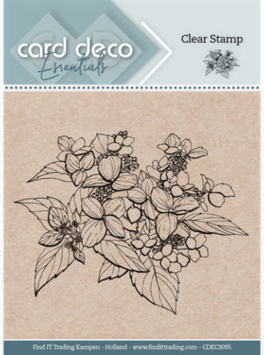 Card Deco Essentials Clear Stamps - Hydrangea
