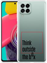 Hoesje Geschikt voor Samsung Galaxy M53 Think outside the Box