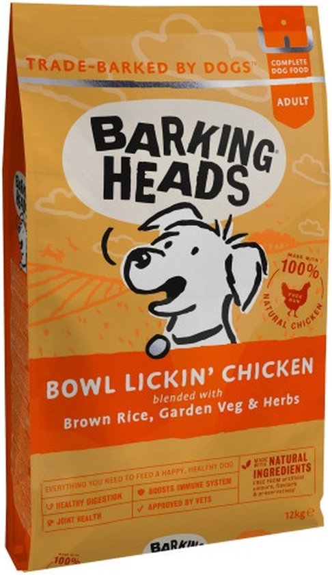 Barking Heads Bowl Lickin' Chicken - Hondenvoer - Biologisch - 12kg