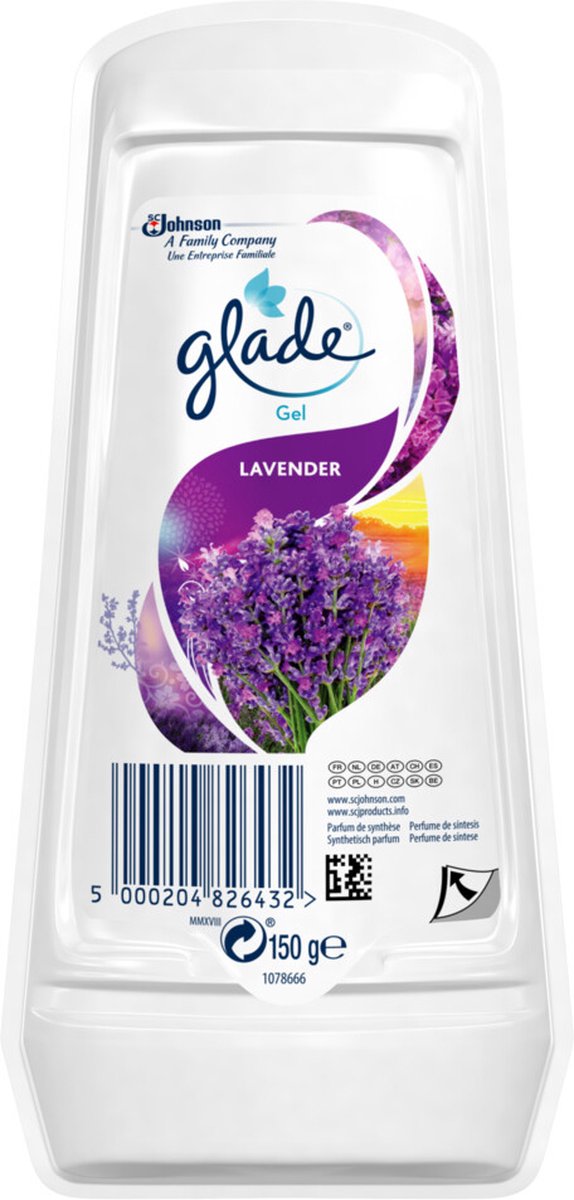 Glade Lavendel Luchtverfrisser gel - 8 x 150 g