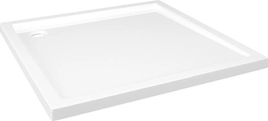 vidaXL Receveur de douche carré 90 x 90 cm ABS
