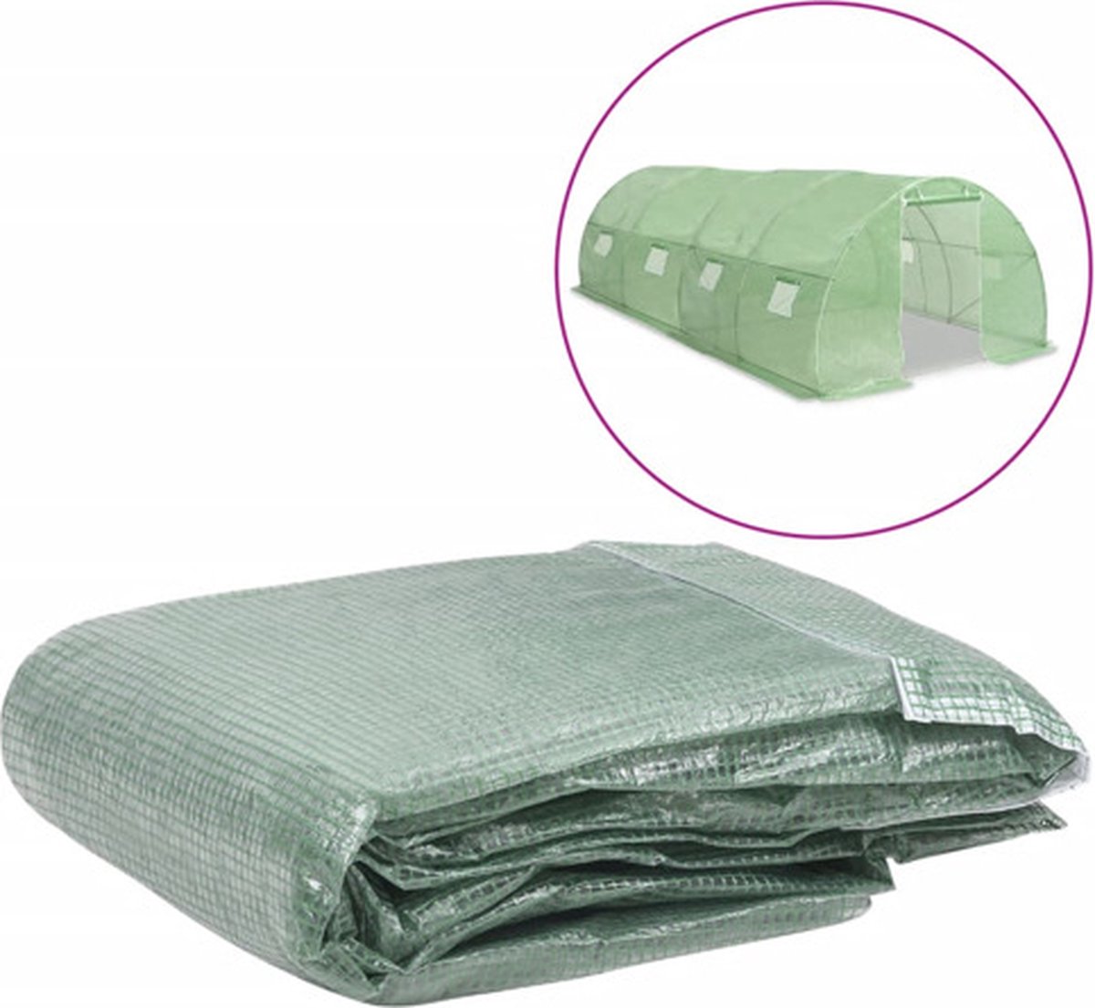 vidaXL Kashoes - vervangend - (18 - m²) - 300x600x200 - cm - groen