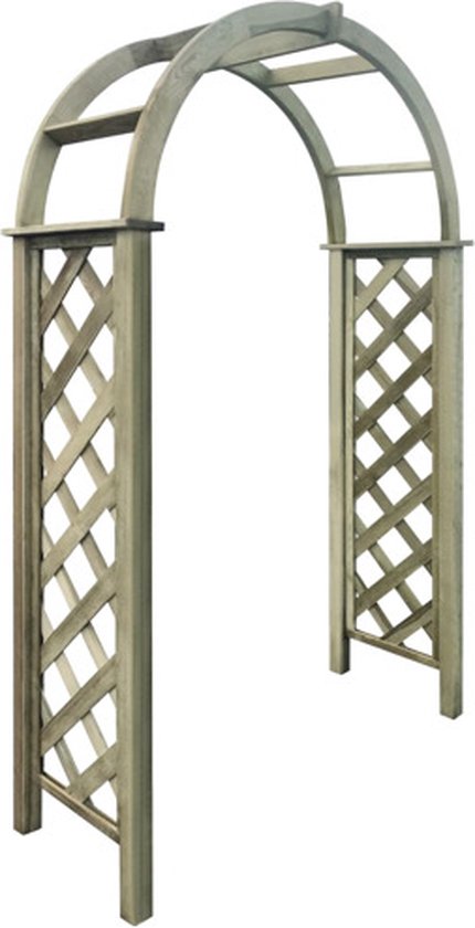 vidaXL - Tuinboog - geïmpregneerd - grenenhout - groen