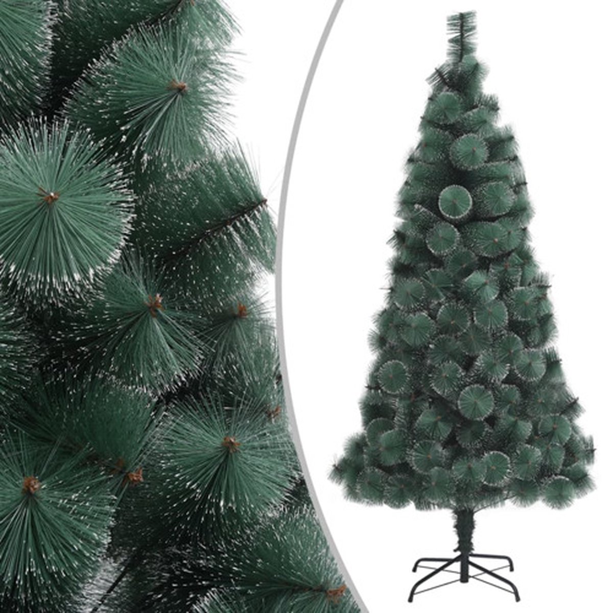 Bol.com vidaXL - Kunstkerstboom - met - standaard - 120 - cm - PET - groen aanbieding