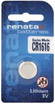 Renata Lithium Batterij - Knoopcel - CR1616 - 1 stuks - 3V - Made in Switzerland