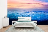 Papier peint photo vinyle - Vue aérienne des Andes largeur 435 cm x hauteur 260 cm - Tirage photo sur papier peint (disponible en 7 tailles)