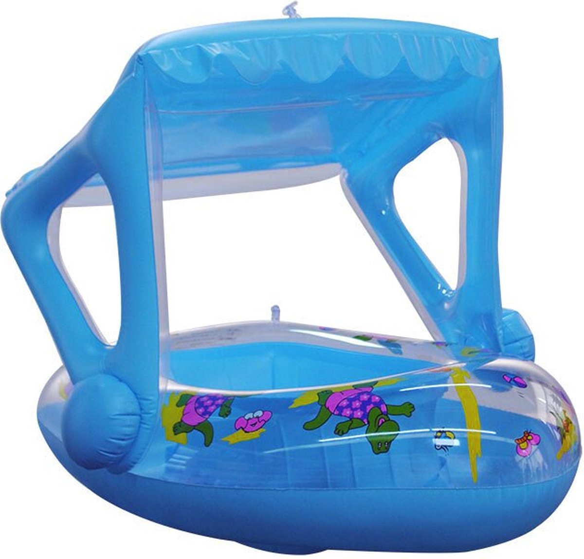 Be-Inspired® Zwemring Peuter/Baby - Opblaasbare Zwemband - Drijfband - Zwemtrainer - Met Zonneklep - Met Luifel - Float - Zwemmen - Speelgoed - Vakantie - Waterpret