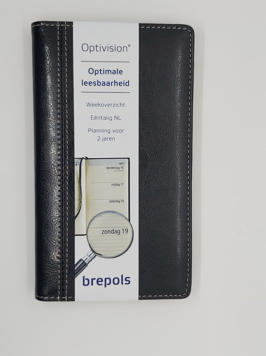 Brepols Notaplan Vulling 2025 - Week Op 2 Pagina's Met Atlas