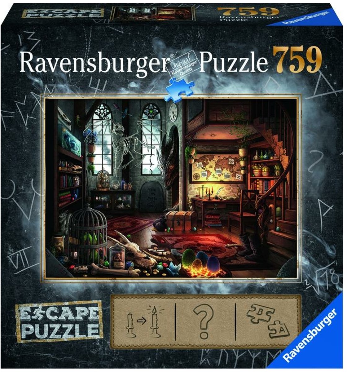 Ravensburger Escape Puzzle 5 Dragon - 759 stukjes