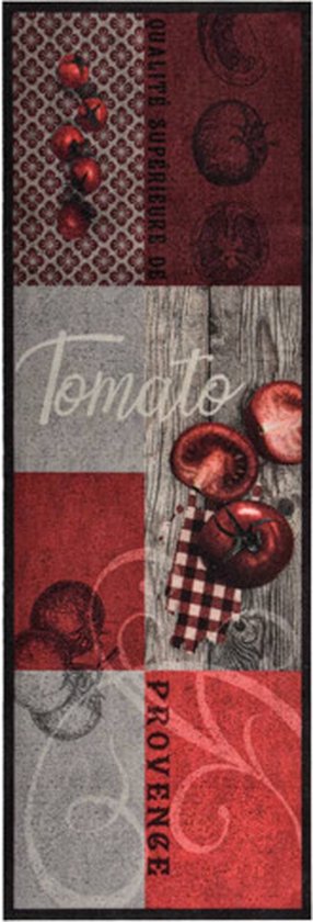 vidaXL - Keukenmat - wasbaar - Tomato - 45x150 - cm
