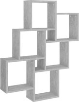 vidaXL-Wandschap-kubus-78x15x93-cm-bewerkt-hout-betongrijs
