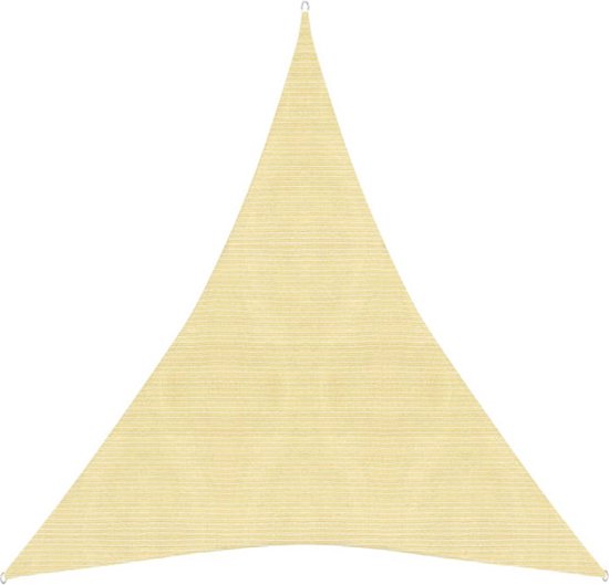 vidaXL - Zonnezeil - 160 - g/m² - 4x5x5 - m - HDPE - beige