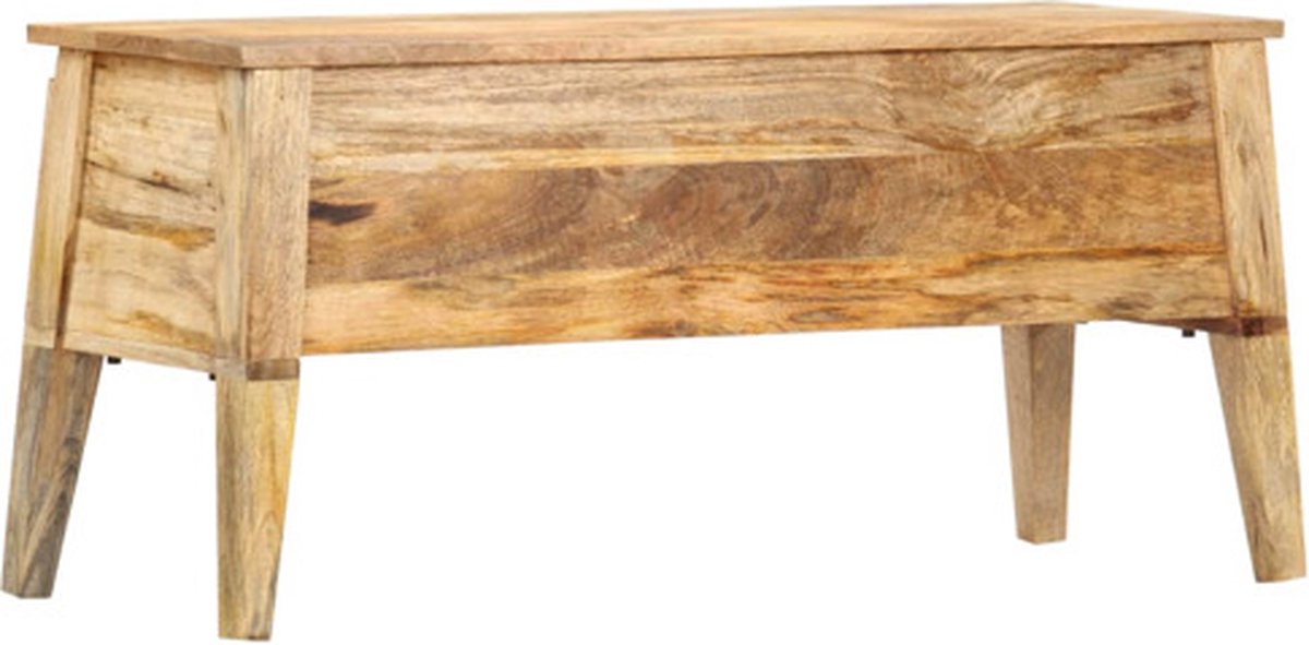 vidaXL Opbergbox 99x35x48 cm massief mangohout