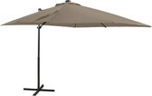 vidaXL-Zweefparasol-met-paal-en-LED-verlichting-250-cm-taupe