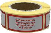 Garantie etiketten - 250 Stuks - 21x48mm - Retoursticker - Garantiesticker- Garantiezegel - Waarschuwingssticker