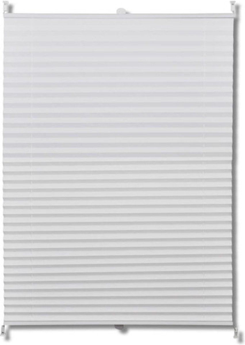 vidaXL Plisséjaloezie 50x100 cm wit