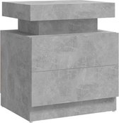 vidaXL-Nachtkastje-45x35x52-cm-bewerkt-hout-betongrijs