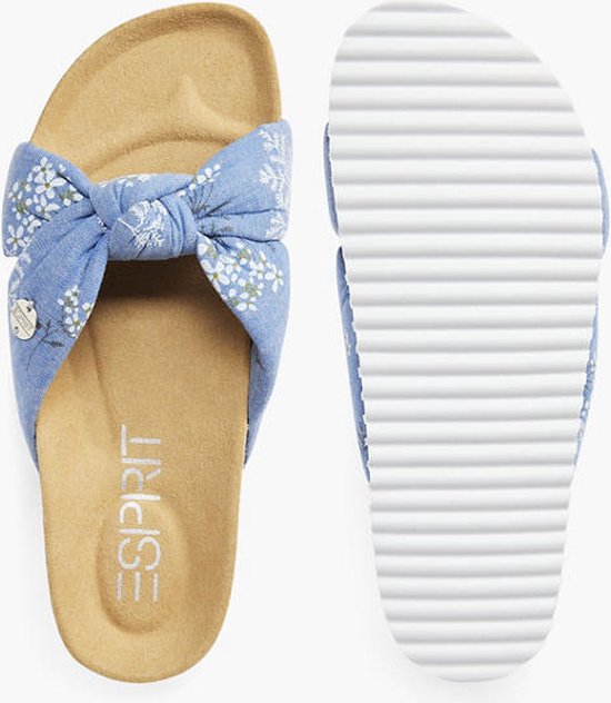 esprit Blauwe slipper print - Maat 38 | bol.com