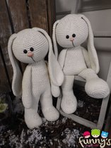 Forfait crochet XXL Funny Bunny Basic ivoire (debout ou assis)