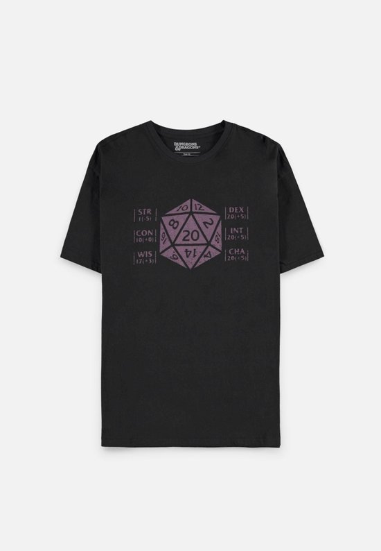 Dungeons & Dragons - Dice Heren T-shirt - XL - Zwart