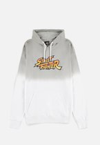 Sweat à capuche/pull Street Fighter - S- Logo Grijs/ Wit