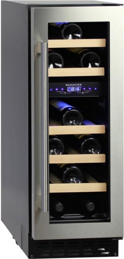 Cave à vin Dunavox Flow-17 - DAUF-17.58SS - 2 zones