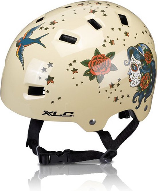 XLC Fietshelm - UNI - Urban Tattoo - Beige - BH-C22 | bol