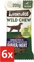 Adventuros - Hondensnack - Wild Chew - Medium - 6x200gr