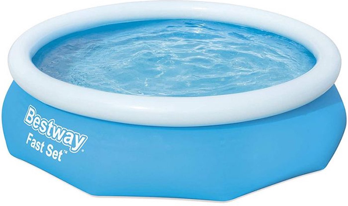 Oneiro's Luxe Bestway Fast-Pool - 305x76 - zomer - tuin - spelen - speelgoud - buitenspeelgoed - zwembad - zwemmen - zomer - intex - tuinaccessoires - koelen - opblaasbaar
