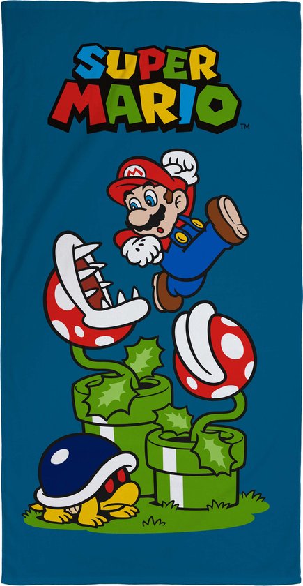 Super Mario Strandlaken Leap - 70 x 140 cm - Katoen