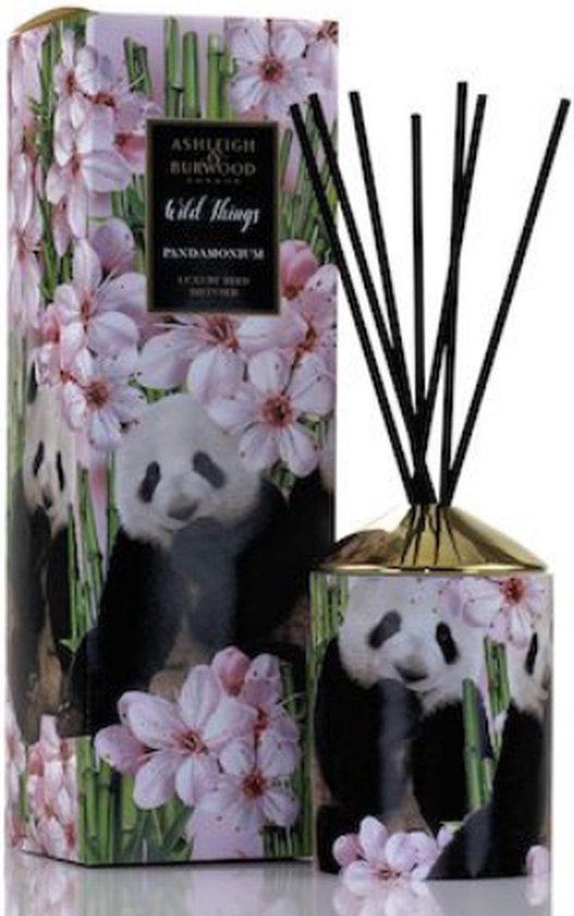 Geurstokjes - Ashleigh & Burwood Reed Diffuser Wild Things Pandamonium- Panda