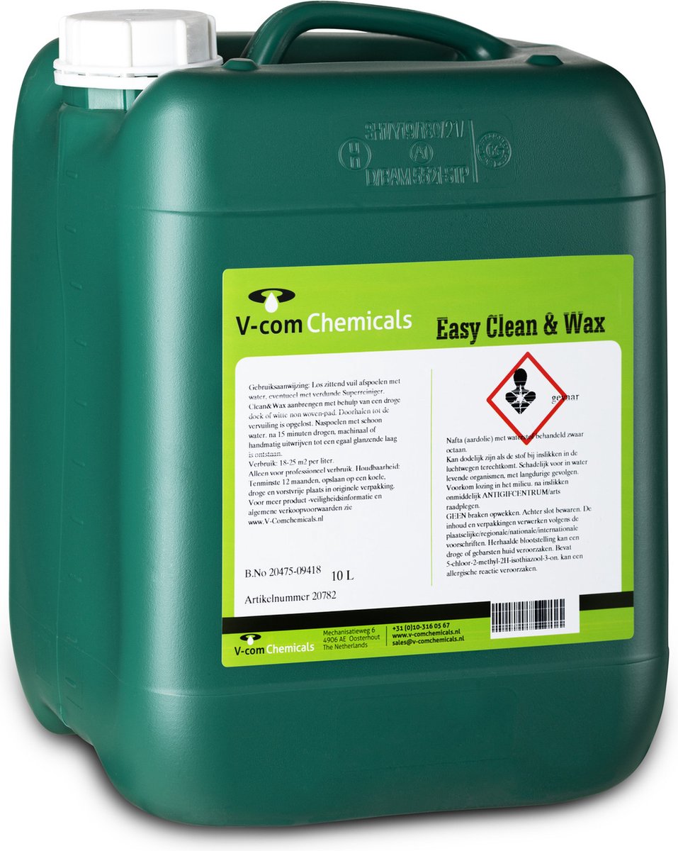 V-Com Easy Clean&Wax 10 liter