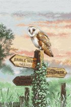 Leti Stitch Barn Owl borduren (pakket) L8031