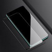Case2go - Screenprotector voor Samsung Galaxy A73 - Full Cover - Screenprotector - Gehard Glas - Zwart