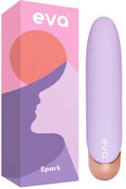 Eva® Spark - Krachtige Mini Bullet Vibrator - Clitoris Stimulator - Vibrators voor vrouwen & koppels - Fluisterstil & Discreet Bezorgde - Sex toys voor vrouwen - Cadeau voor Vrouw - Erotiek - Seksspeeltjes - Lavendel Purple