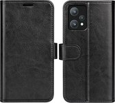 OnePlus Nord CE 2 Lite Hoesje - MobyDefend Wallet Book Case (Sluiting Achterkant) - Zwart - GSM Hoesje - Telefoonhoesje Geschikt Voor OnePlus Nord CE 2 Lite