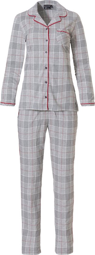 Pastunette Deluxe - Classic Check - Pyjamaset - Rood - Maat 48