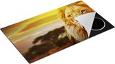 Chefcare Inductie Beschermer Leeuw - Leeuwenkop - 89,6x51,6 cm - Afdekplaat Inductie - Kookplaat Beschermer - Inductie Mat