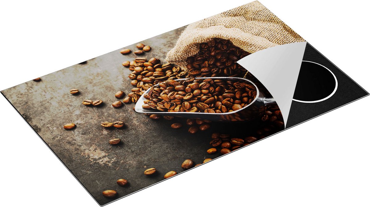 Chefcare Inductie Beschermer Zak Koffiebonen - 85x52 cm - Afdekplaat Inductie - Kookplaat Beschermer - Inductie Mat