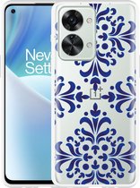 OnePlus Nord 2T Hoesje Delfts Blauw - Designed by Cazy