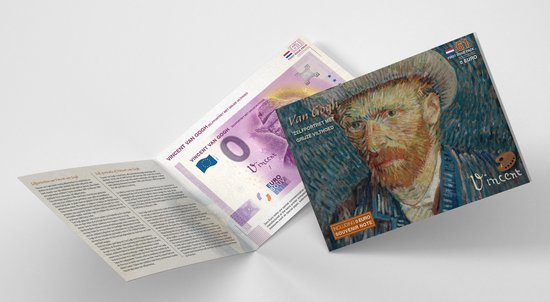 Thumbnail van een extra afbeelding van het spel 0 Euro biljet Nederland 2022 - Van Gogh Zelfportret LIMITED EDITION