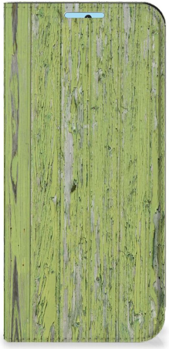Xiaomi Redmi Note 11/11S Book Wallet Case Green Wood
