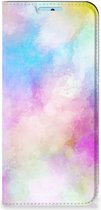 Bookcase Personaliseren Xiaomi Redmi Note 11/11S Telefoonhoesje Watercolor Light