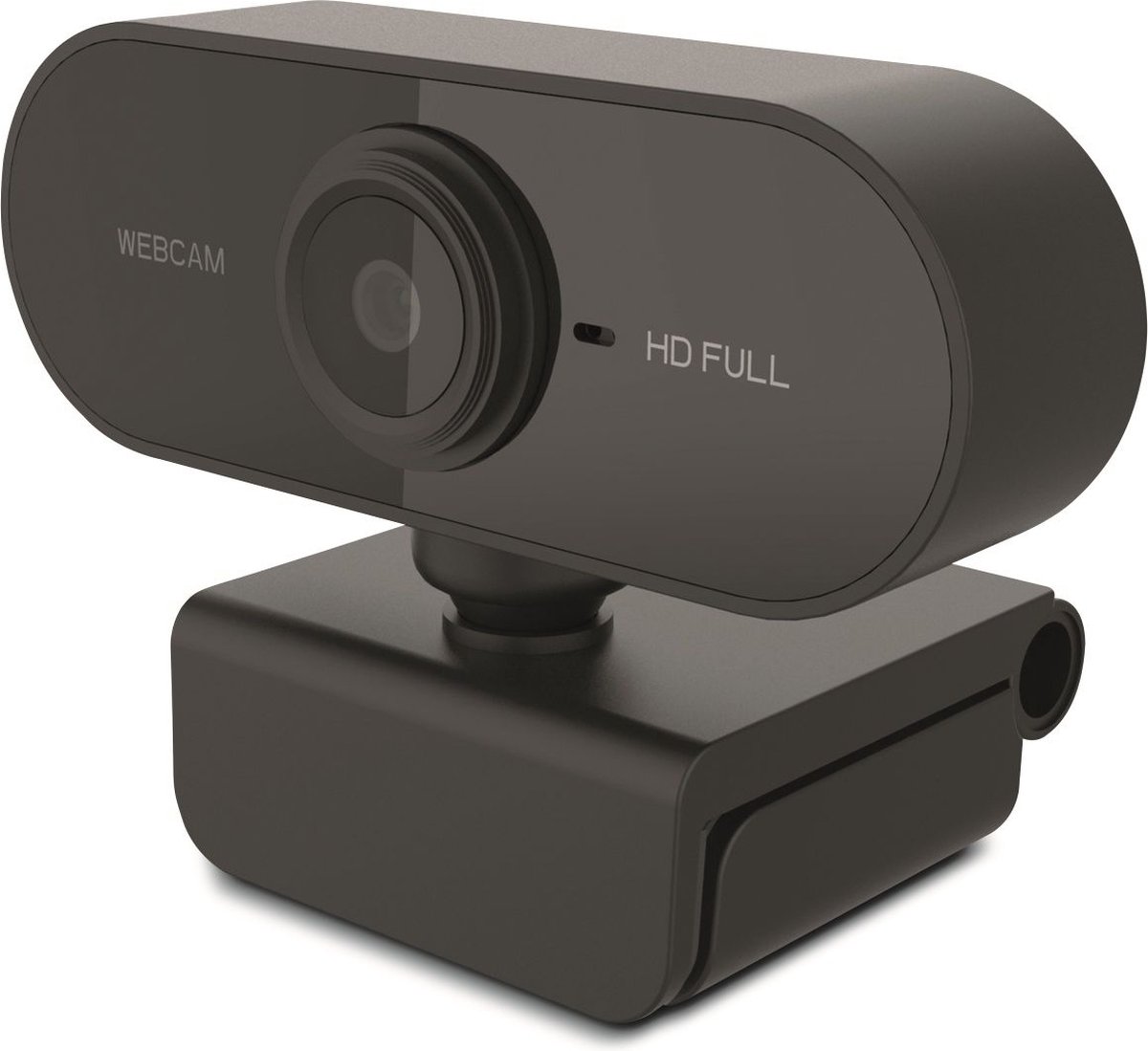 Webcam met Microfoon, Privacy Cover en Tripod | 1080P FHD | Plug & Play USB Web Camera Desktop & Laptop Online Vergadering, Zoom, Skype, Facetime, Windows, Linux, and macOS
