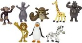 Speelfiguren speelset - mini's - ca 3 cm - Madagascar